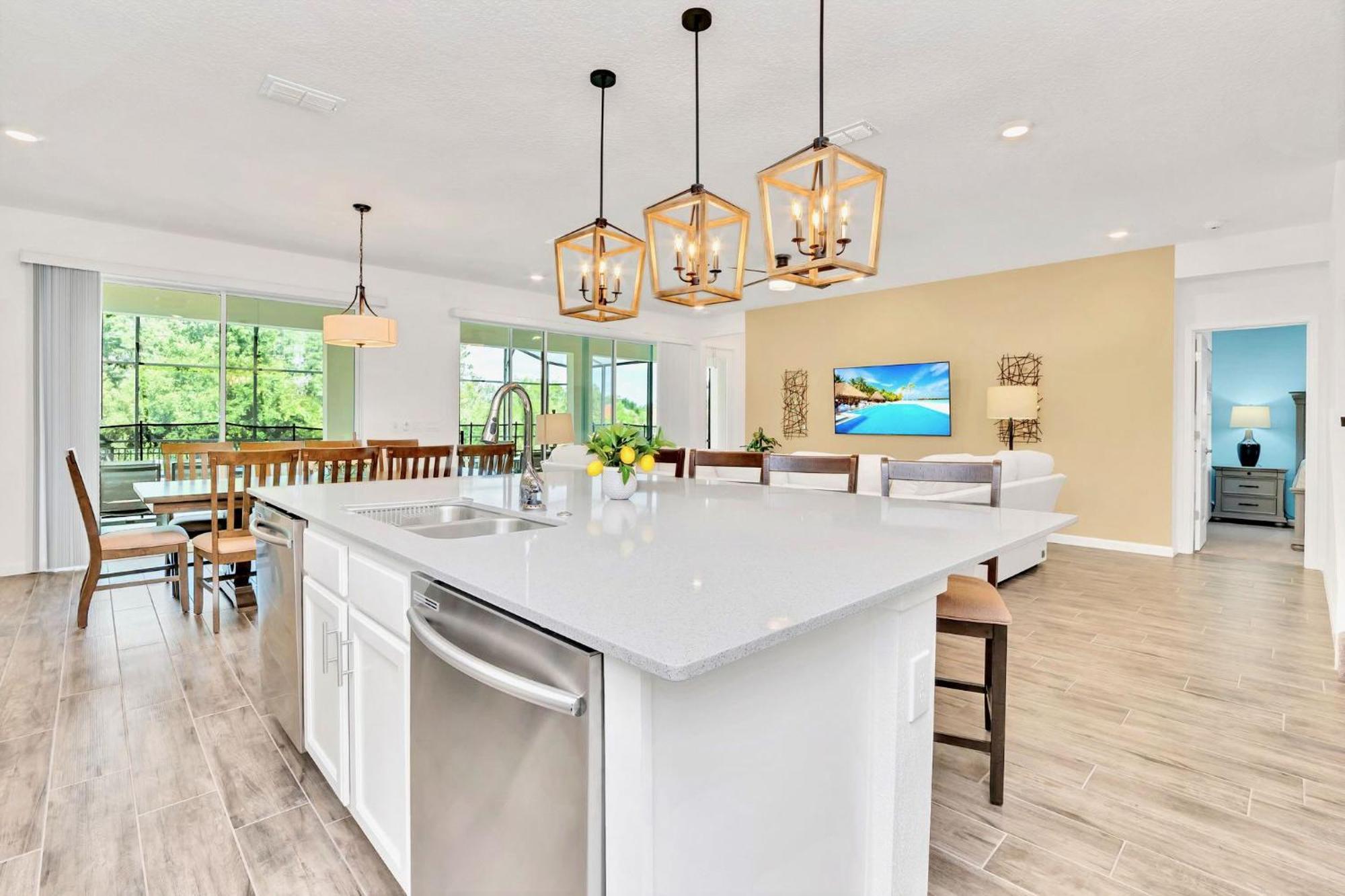 Stunning 9Br Home - Family Resort With Private Pool, Hot Tub, Games Room And Bbq! Kissimmee Bagian luar foto