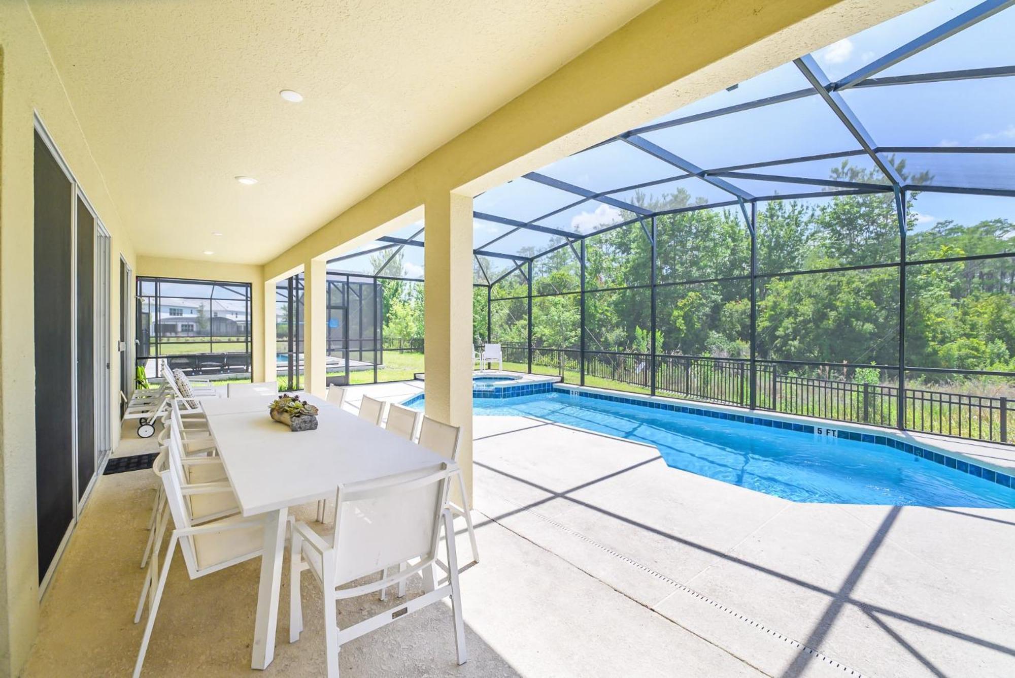 Stunning 9Br Home - Family Resort With Private Pool, Hot Tub, Games Room And Bbq! Kissimmee Bagian luar foto